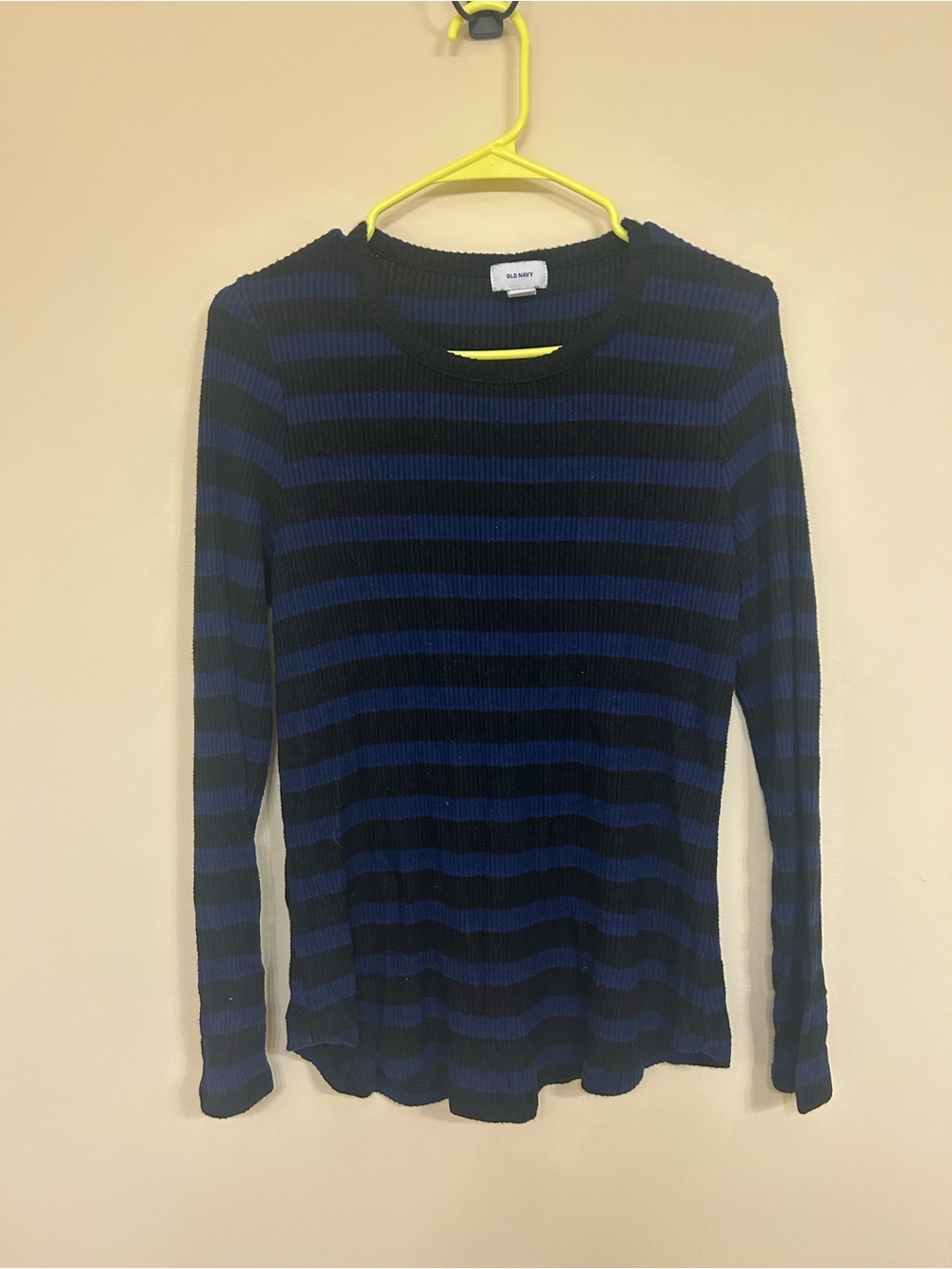 Old Navy- Black and Blue striped sweater